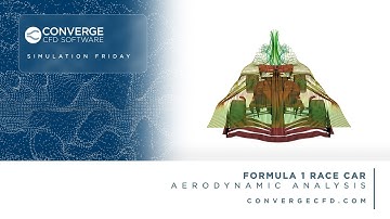 Formula 1 Race Car Aerodynamics: Simulation in CONVERGE