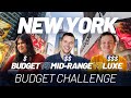 The perfect day in nyc  budget midrange luxury