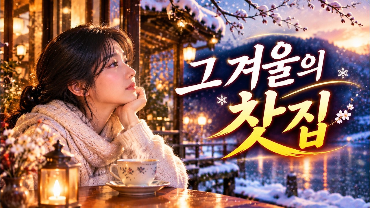 ☕따뜻한 차 한 잔 겨울이 머문 찻집.. 그냥 틀어두세요ㅣ그리움｜추억의 감성 노래 That Tea House of That Winter