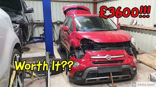 66 Plate Fiat 500X Cross With Little Damage For £3600??? LOOKS Like It Will Be An Easy Fix!!!!!