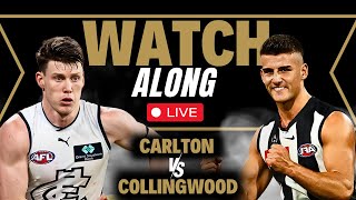Pre Game Show & Watch Along | Carlton vs Collingwood | AFL Round 8, 2024