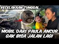 BAIM NABRAK PARAH. MOBIL SAMPE HARUS DIDEREK KARENA PENYOK DAN GAK BISA JALAN