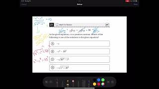 Digital SAT Practice Test 2 Math Module 2 Question 21 Solution