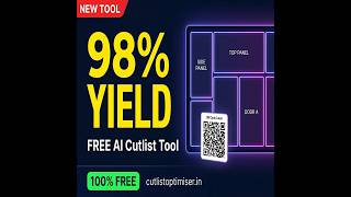 Cutlist Optimiser — Free AI Tool for Zero Waste Plywood Cutting | 98% Material Yield