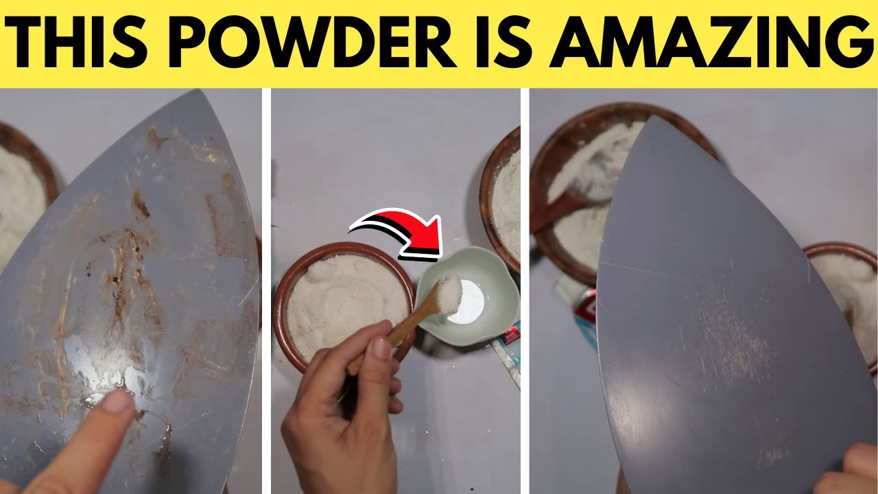 Clean Ceramic Non Stick Iron Plate When Burnt Using Toothpaste, Baking