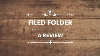 Filed folder - a review screenshot 2