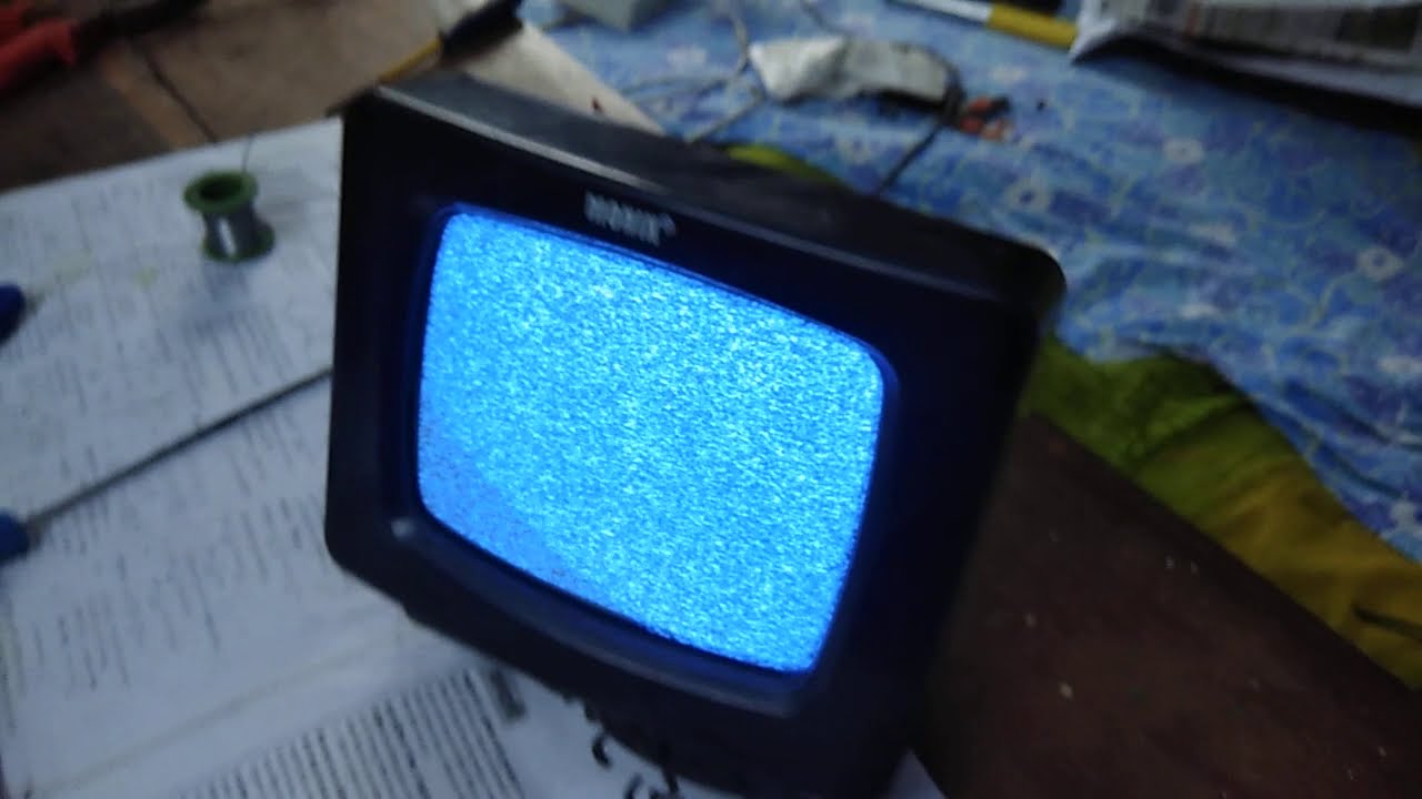 B&W TV || raster problem || vertical line part-1 #rkdelex - YouTube