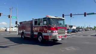 Kennewick Fire Department Engine 1812 Responding to a Med 3