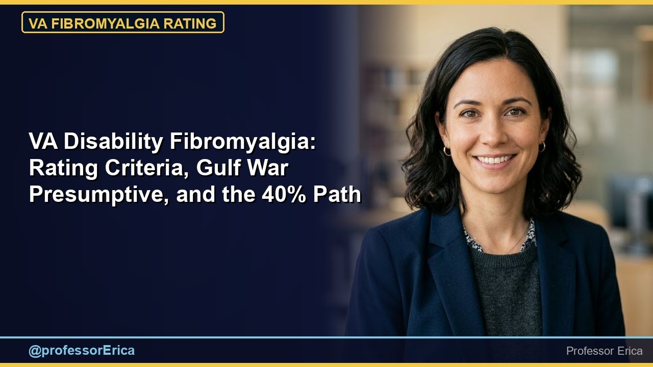VA Disability: Fibromyalgia Deep Dive — Tender Points, Medication, and Daily Impact