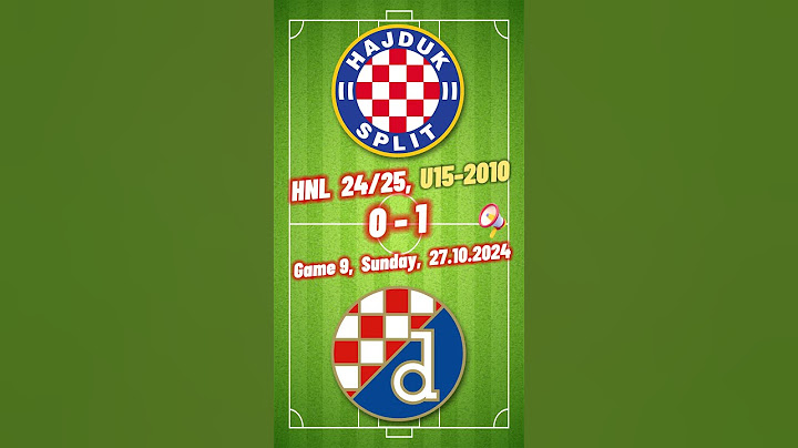 9. 2010 U15 Hajduk 0-1 Dinamo, goals, HNL 24/25, 27.10.2024 #croatiafootball #hnl
