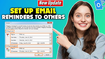 How to set up email reminders to others on Outlook | Add others reminders