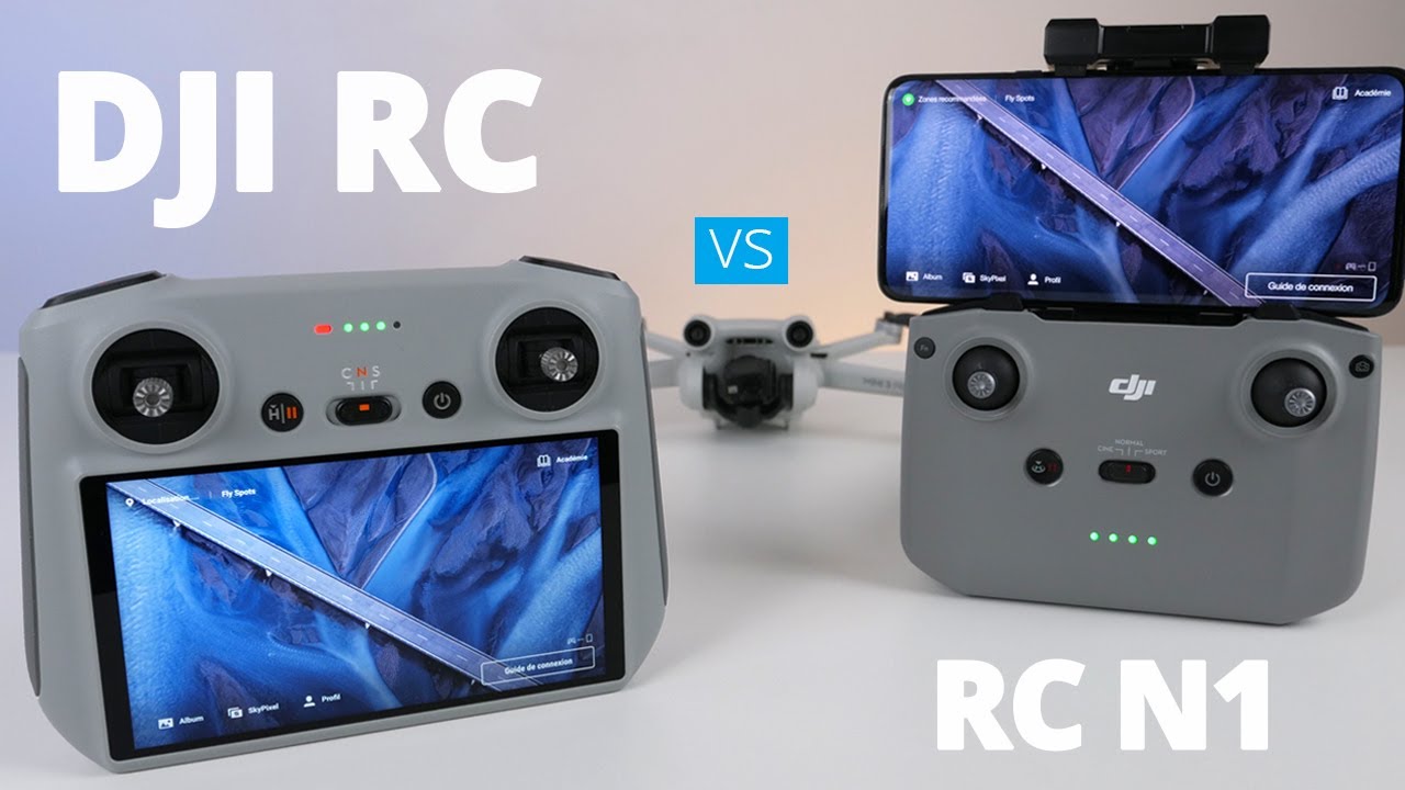 DJI RC vs RC N1 (Radio Commande standard) pour le MINI 3 PRO 