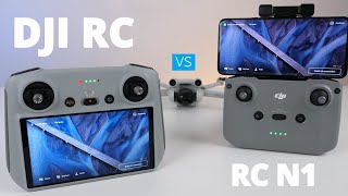 DJI RC vs RC N1 (Radio Commande standard) pour le MINI 3 PRO