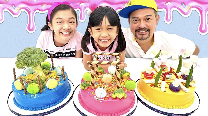CAKE DECORATING CHALLENGE | KAYCEE & RACHEL in WONDERLAND FAMILY