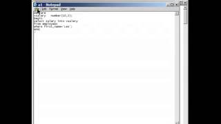 PL SQL Tutorial   Select statements in a PL SQL block Hands On) part 8