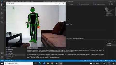 Face body and hand detection using Opencv