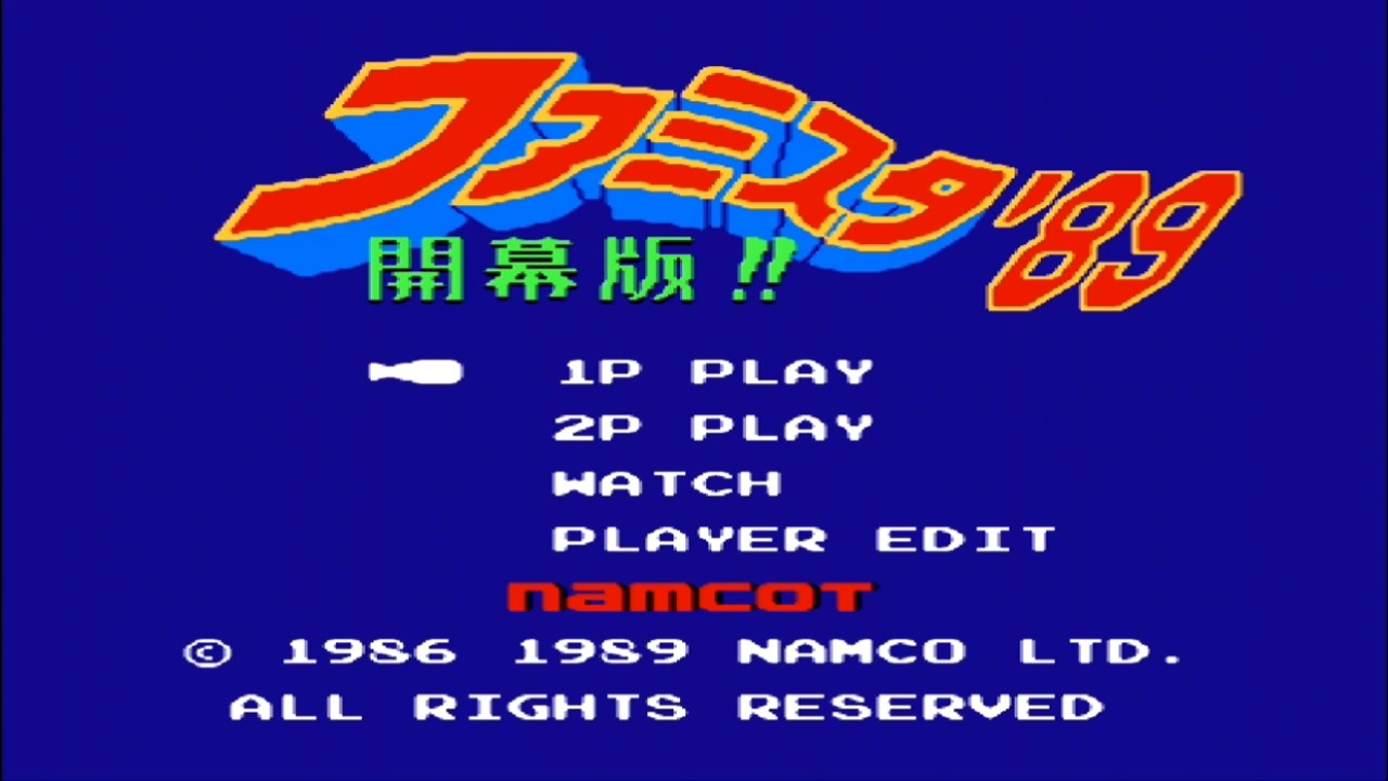 [FC] Открытие Famista '89!! Orients против Old Dreams