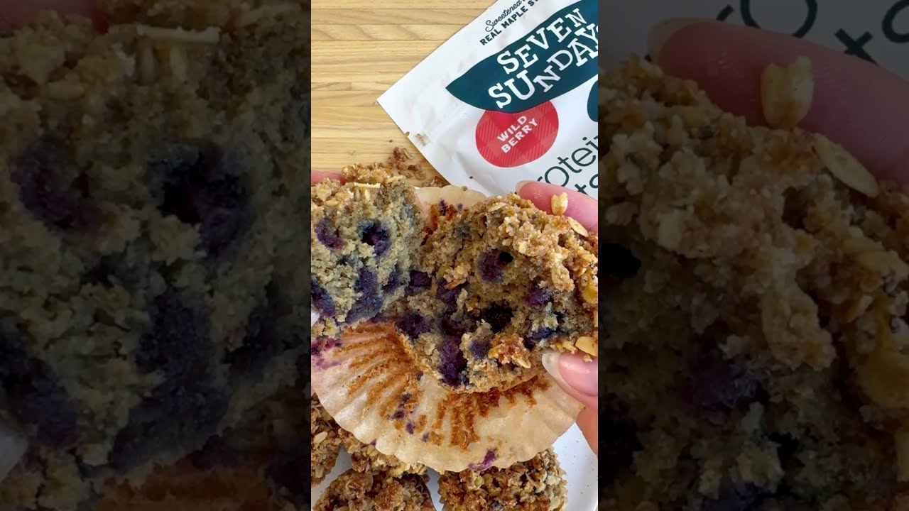 Seven Sundays Blueberry Blender Protein Muffins