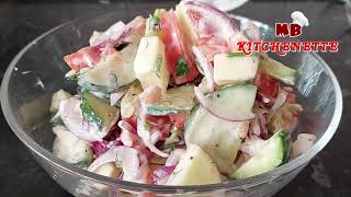 I ate this salad every day for dinner and lost 5 kg in 1 week!!! WITHOUT DIET!! Easy and delicious!