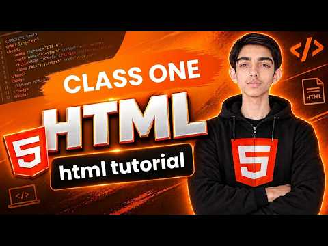 HTML Tutorial for Beginners: HTML Crash Course Class One