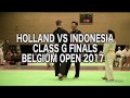 Holland VS Indonesia | Class G Finals | Pencak Silat Belgium Open 2017