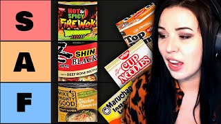 I ranked RAMEN NOODLES