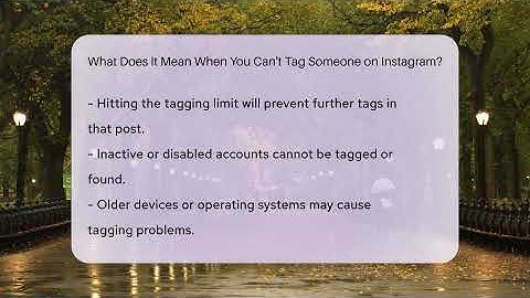 What Does It Mean When You Can