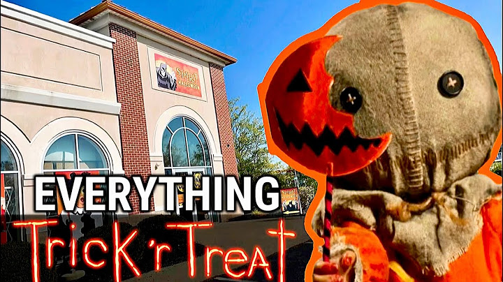 SPIRIT HALLOWEEN 2024 - ALLT TRICK 'R TREAT (SAM)