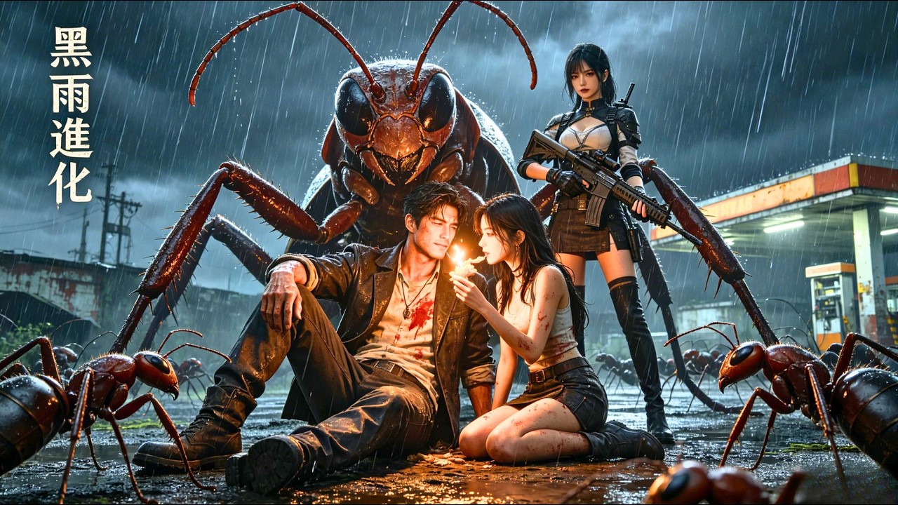 一場黑雨後地下爬出巨型螞蟻，所有人都忙著逃命，唯獨我覺醒「萬物馴化」能力，反手讓蟻后認主！！#短劇 #drama #逆襲 #重生 #男頻爽劇#爽劇 #末世 #末日 #末世重生