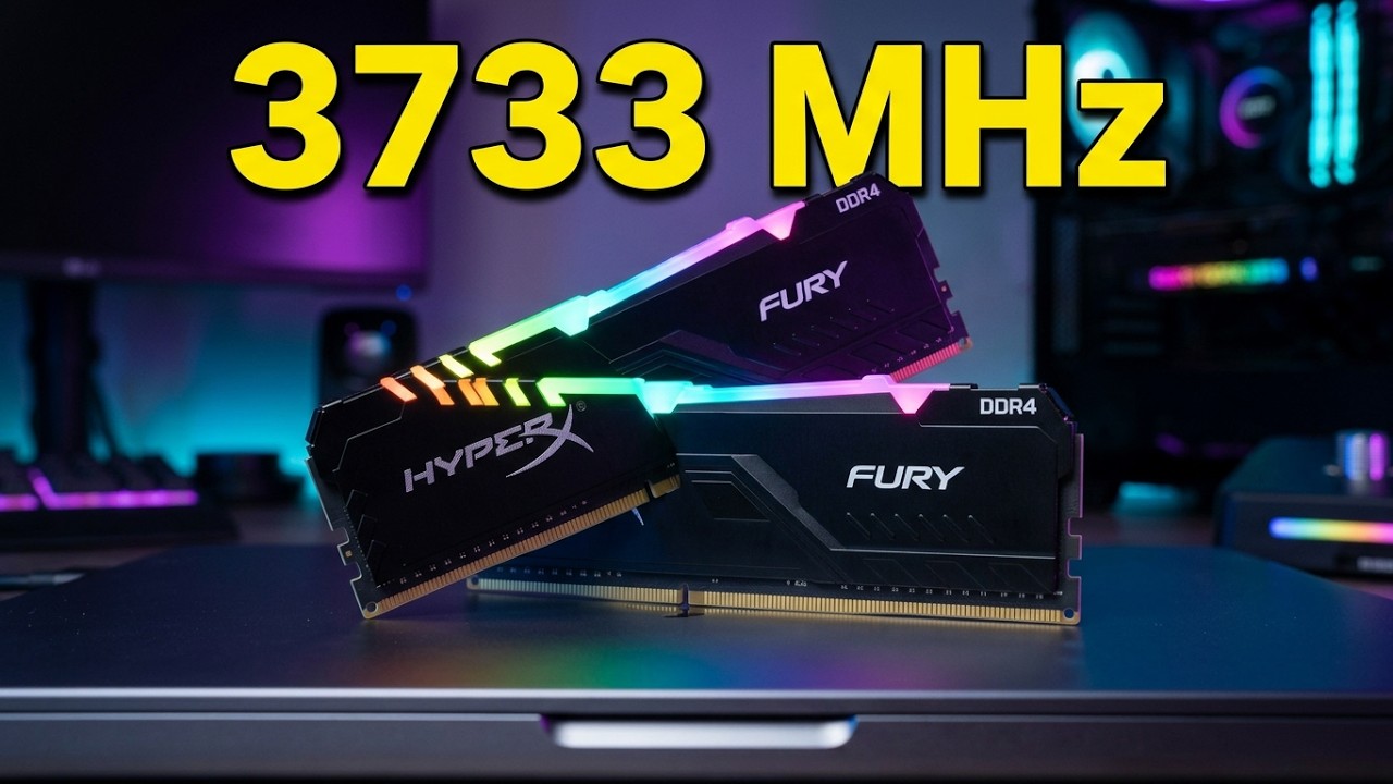 ✓Kingston HyperX FURY RGB 16GB DDR4 3733Mhz Memory Review - YouTube