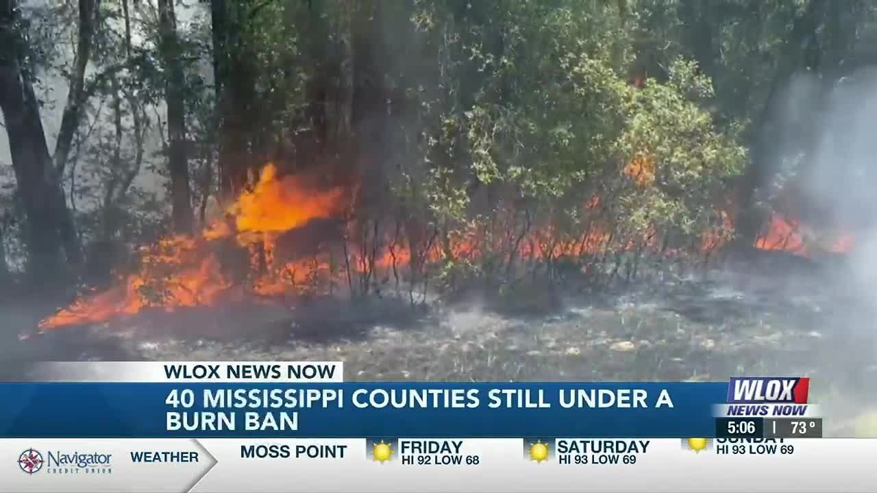 40 Mississippi counties still under a burn ban - YouTube