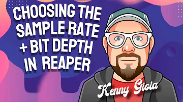 Choosing the Sample Rate and Bit Depth in REAPER