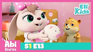 Piggy Bank - Saving Lesson | Abi Stories Episode 13 | Eli Kids Educational Cartoon