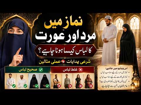 Namaz Me Mard Aur Aurat Ka Libas Kaisa Hona Chaiye By Dr Farhat Hashmi