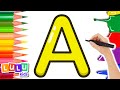 🎨 How To Draw An Alphabet | LuLu Draw 🎨 SUPER Easy Drawing For Kids ✍️