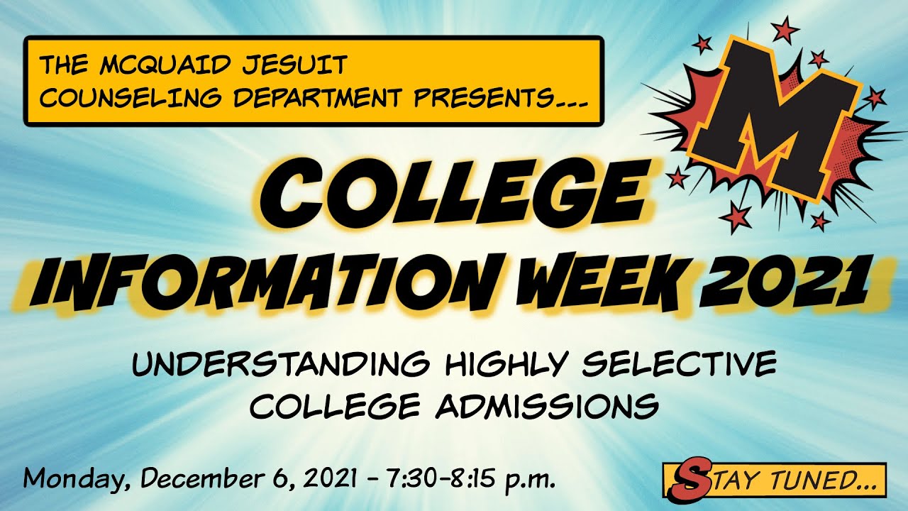 Understanding Highly Selective College Admissions - YouTube