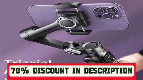 A must-have product! AOCHUAN 3-Axis Handheld Gimbal Stabilizer SmartXE for Smartphone for iPhone A