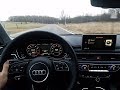 2018 Audi A4 S-Line Quattro - Acceleration, Driving and Tour