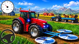 Real Farming Tractor Harvest Simulator 3D Android Gameplay | Farming Simulator Game 2026 screenshot 1