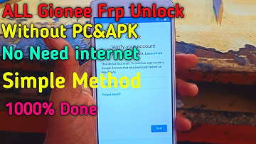 GIONEE F103 pro Frp Bypass Without Pc & Apk, All GIONEE Frp Unlock Work This Method 1000% by