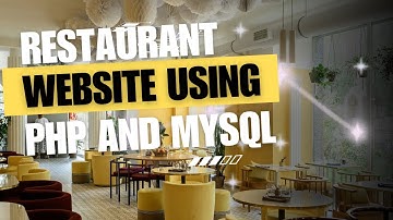 Restaurant Website using PHP and MySQL From Scratch | Online Food Ordering and Table Reservation
