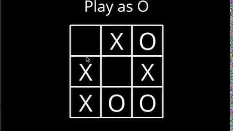 CS50’s Introduction to Artificial Intelligence with Python: Tic-Tac-Toe Project Demo