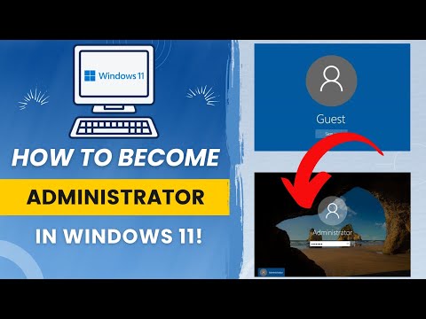 How to become administrator in windows 11 (EASY 2024)