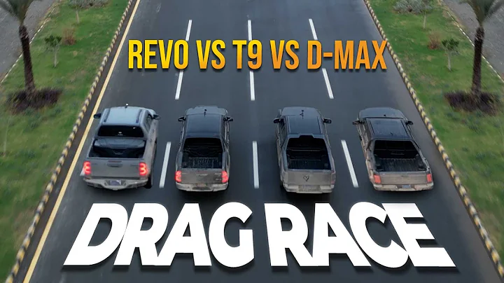Toyota Revo GR, D-Max X-Terrain & JAC T9 – On-Road Drag Race