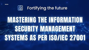 Mastering the information security Management systems as per ISO/IEC 27001 | Koenig Solutions