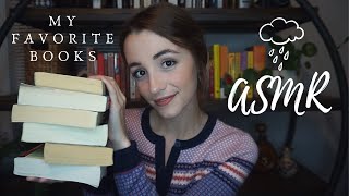 ASMR | My Favorite Books  • Whispers • Rain • Page Turning • Reading • Tapping