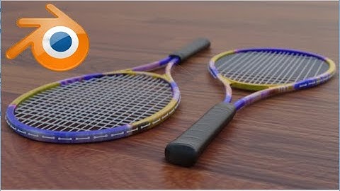 Blender for beginners Tennis Racket  Modeling,Texturing and Rendering Blender 2.81