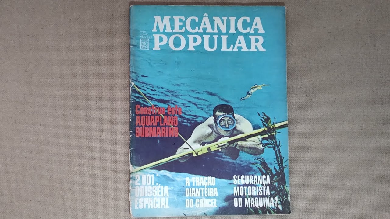 Revista Mecânica Popular (Ed. 104 - Agosto/1968) #garagemdochico