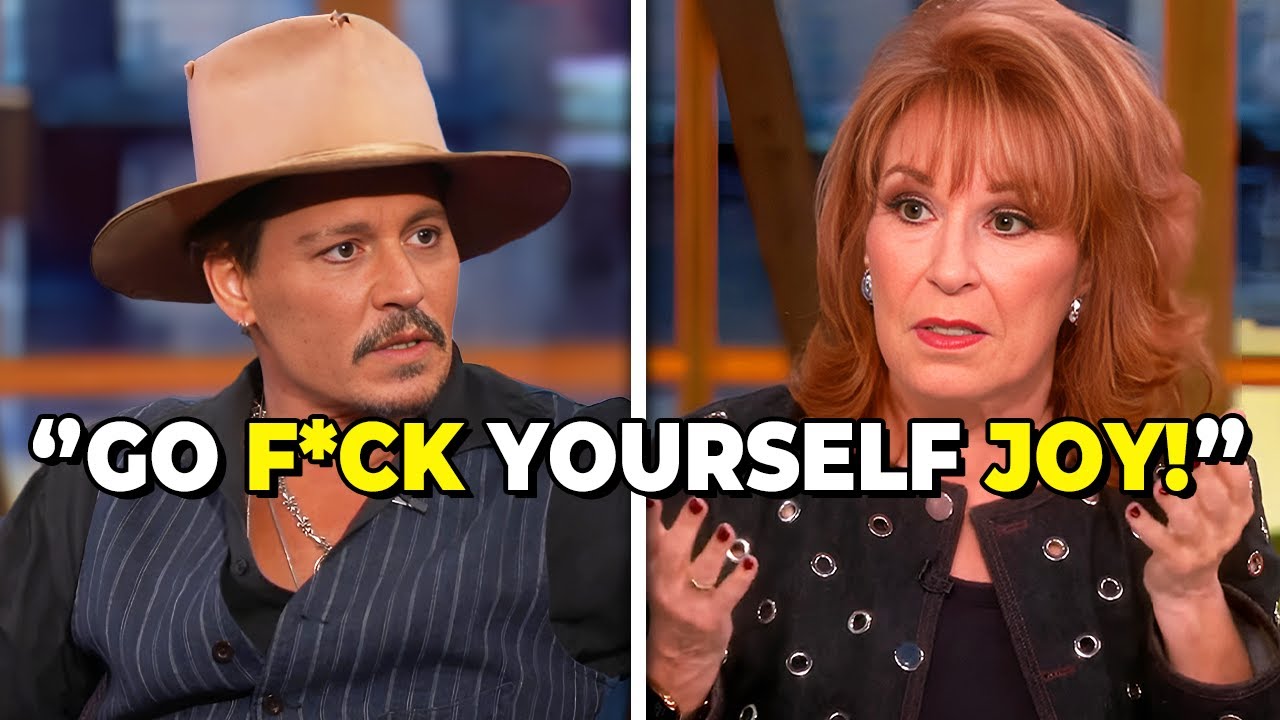 Johnny Depp Kicked Off The View After Fiery Exchange With Joy Behar -  YouTube