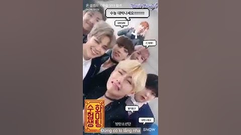 [BTS x SNOW] Lời chúc gửi đến các sĩ tử từ BTS !